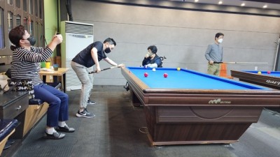 2022.10.4 당구 레슨(구름빌리어드)