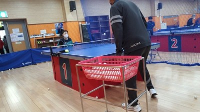 군포시 탁구선수단 합동훈련